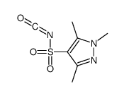 1,3,5-trimethyl-N-(oxomethylidene)pyrazole-4-sulfonamide Structure