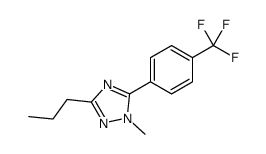 1-methyl-3-propyl-5-[4-(trifluoromethyl)phenyl]-1,2,4-triazole Structure