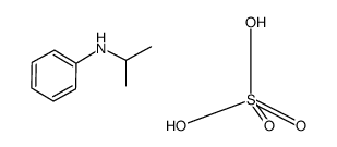 N-isopropyl-N-phenylammonium hydrogen sulfate Structure