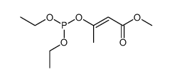 Diethyl-(1-methyl-2-methoxycarbonylvinyl)-phosphit Structure