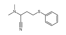 2-(dimethylamino)-4-(phenylthio)butanenitrile Structure