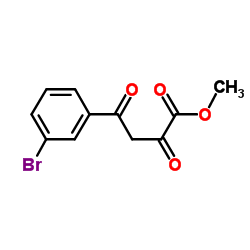 4-(3-溴苯基)-2,4-二氧代丁酸甲酯结构式