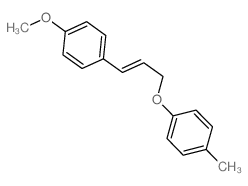 Anisole,p-[3-(p-tolyloxy)propenyl]- (7CI) Structure