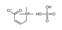 3-carboxyprop-2-enyl(trimethyl)azanium,hydrogen sulfate Structure