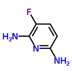 3-Fluoropyridine-2,6-diamine Structure