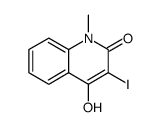 2(1H)-Quinolinone, 4-hydroxy-3-iodo-1-methyl结构式