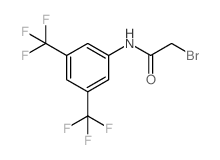 3,5-双(三氟甲基)-N-(溴乙酰基)苯胺结构式