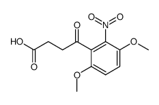 4-(3,6-dimethoxy-2-nitro-phenyl)-4-oxo-butyric acid Structure