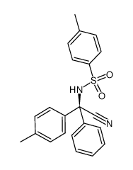 2-(4-methylphenyl)-2-phenyl-2-(tosylamino)acetonitrile结构式