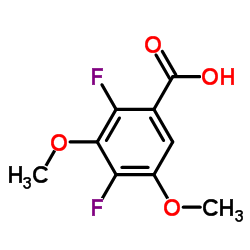 2,4-Difluoro-3,5-dimethoxybenzoic acid Structure
