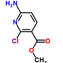 6-氨基-2-氯烟酸甲酯结构式