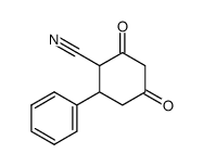 2,4-dioxo-6-phenyl-cyclohexanecarbonitrile结构式