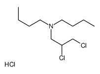 dibutyl(2,3-dichloropropyl)azanium,chloride Structure