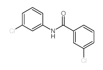 3-Chloro-N-(3-chlorophenyl)benzaMide结构式
