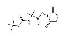 Carbamic acid, [1-[[(2,5-dioxo-1-pyrrolidinyl)oxy]carbonyl]propyl]-, 1,1-dimethylethyl ester, (S)- picture