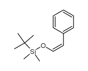 (Z)-β-tert-butyldimethylsilyloxystyrene Structure