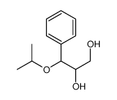 3-phenyl-3-propan-2-yloxypropane-1,2-diol结构式