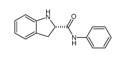 anilide of (S)-indoline-2-carboxylic acid结构式