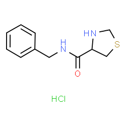 N-苄基-1,3-噻唑烷-4-羧酰胺盐酸盐结构式