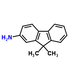 2-氨基-9,9-二甲基芴结构式
