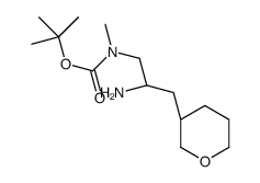 ((s)-2-氨基-3-((r)-四氢-2H-吡喃-3-基)丙基)(甲基)氨基甲酸叔丁酯结构式
