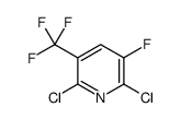 2,6-dichloro-3-fluoro-5-(trifluoromethyl)pyridine Structure