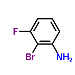 2-Bromo-3-fluoroaniline structure