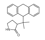 3-(2-(9,10-dihydroanthracen-9-yl)propan-2-yl)pyrrolidin-2-one结构式