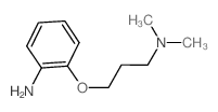2-[3-(二甲基氨基)丙氧基]苯胺结构式