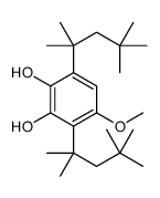 4-methoxy-3,6-bis(2,4,4-trimethylpentan-2-yl)benzene-1,2-diol Structure