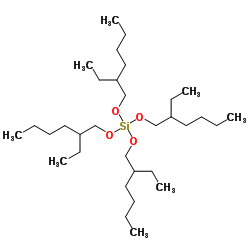 原硅酸四(2-乙基己基)酯结构式