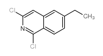 1,3-二氯-6-乙基异喹啉结构式