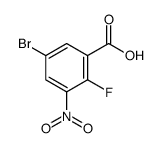 5-bromo-2-fluoro-3-nitrobenzoic acid Structure
