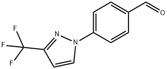 4-[3-(三氟甲基)-1H-吡唑-1-基]苯甲醛结构式