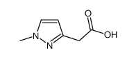 (1-甲基-1H-吡唑-3-基)乙酸结构式