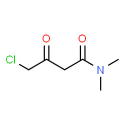 Butanamide,4-chloro-N,N-dimethyl-3-oxo-结构式