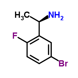 (1R)-1-(5-Bromo-2-fluorophenyl)ethanamine Structure