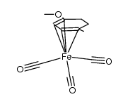 tricarbonyl(η4-1-methoxy-4-methylcyclohexa-1,3-diene)iron(0) Structure