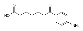 6-(4-aminobenzoyl)hexanoic acid Structure