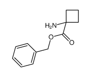 Cyclobutanecarboxylic acid, 1-amino-, phenylmethyl ester (9CI) structure