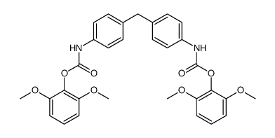 bis(2,6-dimethoxyphenyl) (methylenebis(4,1-phenylene))dicarbamate结构式