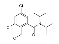 3,5-dichloro-2-(hydroxymethyl)-N,N-diisopropylbenzamide Structure