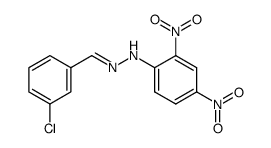 m-Chlorobenzaldehyde 2,4-Dinitrophenylhydrazone结构式