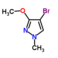 4-溴-3-甲氧基-1-甲基-1H-吡唑结构式