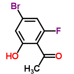 1-(4-溴-2-氟-6-羟基苯基)乙酮结构式