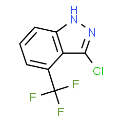 3-Chloro-4-(trifluoromethyl)-1H-indazole Structure