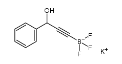 potassium trifluoro(3-hydroxy-3-phenylprop-1-yn-1-yl)borate结构式