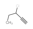 3-chloropent-1-yne结构式