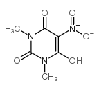 1,3-Dimethyl-5-nitrobarbituric Structure