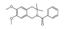 (6,7-dimethoxy-3,3-dimethyl-1,4-dihydroisoquinolin-2-yl)-phenylmethanone Structure